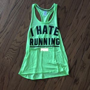 PINK razor back tank